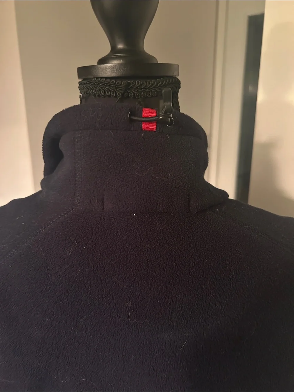 RLX Ralph Lauren Navy Vest with Red Zip Trim